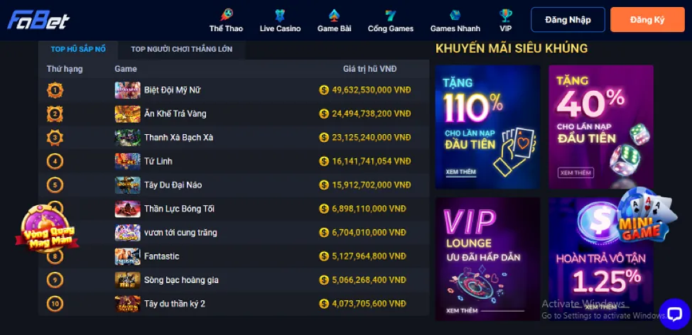 Trò chơi Slot di động